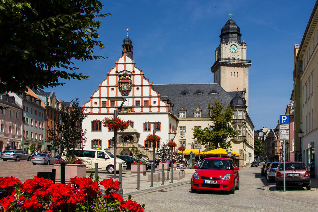Hotel Garni Am Klostermarkt Plauen Exterior foto